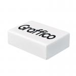 Graffico Plastic Eraser White (Pack of 45) EN05992 EN05992