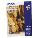 Epson Matte A4 White Heavyweight Paper 167gsm (Pack of 50) C13S041256 EP41256