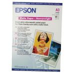 Epson A3 Matte Heavyweight 167gsm Photo Paper (Pack of 50) C13S041261 EP41261