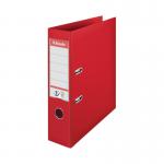 Esselte No 1 Lever Arch File Slotted 75mm A4 Red (Pack of 10) 811330 ES00602