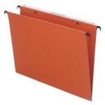 Esselte Orgarex Suspension File V Base Foolscap Orange (Pack of 50) 10402 ES10402