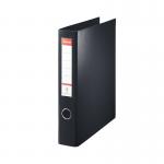 Esselte 4D-Ring Maxi A4 Binder 40mm Black (Features 4 D-ring mechanism and a linen feel cover) 82407 ES82407