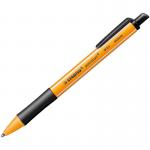 STABILO pointball Retractable Ballpoint Pen Recycled 0.5mm Line Black (Pack 10) 10311ST