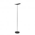 Alba LED Floor Standing Lamp with Intensity Dimmer Black and Chrome LEDCUP N UK 11017AL