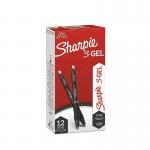 Sharpie S-Gel Rollerball Pen 0.7mm Line Black (Pack 12) 2136595 11193NR