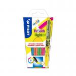 Pilot FriXion Light Erasable Highlighter Pen Chisel Tip 3.8mm Line Assorted Colours (Pack 6) 11641PT
