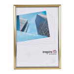 Photo Album Co Inspire For Business Certificate/Photo Frame A4 Plastic Frame Plastic Front Gold 16132PA
