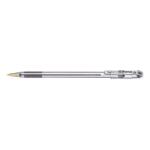 Pentel Superb Ballpoint Pen 1.0mm Tip 0.5mm Line Black (Pack 12) BK77M-A 16657PE