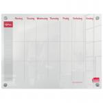 Sasco Week Planner Acrylic Mounted 600 x 450mm 2410183 16937AC