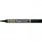 Pentel N860 Permanent Marker Chisel Tip 2.5-7mm Line Black (Pack 12) 17378PE