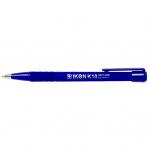ValueX Retractable Ballpoint Pen Soft Grip 1.0mm Tip 0.7mm Line Blue (Pack 12) 17973HA