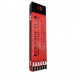 ValueX HB Pencil Rubber Tip Red Barrel (Pack 12) 18162HA