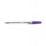 ValueX Ballpoint Pen 1.0mm Tip 0.7mm Line Violet (Pack 50) 18498HA