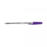 ValueX Ballpoint Pen 1.0mm Tip 0.7mm Line Violet (Pack 50) 18498HA