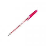 ValueX Ballpoint Pen 1.0mm Tip 0.7mm Line Pink (Pack 50) 18512HA