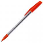 ValueX White Box Ballpoint Pen 1.0mm Tip 0.7mm Line Red (Pack 50) 18841HA