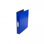 Elba Ring Binder A4 Laminated Paper On Board 30mm Spine 25mm Capacity 2 O-Ring Blue 400107358 19762HB