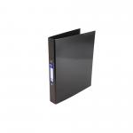 Elba Ring Binder A4 Laminated Paper On Board 30mm Spine 25mm Capacity 2 O-Ring Black 400107382 19776HB