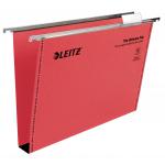 Leitz Ultimate Clenched Bar Foolscap Suspension File Card 30mm Red (Pack 50) 17450025 20332ES