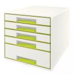 Leitz WOW Cube 5 drawer GN