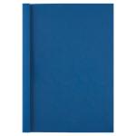 GBC Thermal Binding Cover A4 3mm Clear PVC Front Royal Blue Leathergrain Back (Pack 100) 24413AC