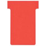 Nobo T-Cards A50 Size 2 Red (Pack 100) 32938906 26135AC
