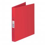 Rexel Budget Ring Binder Polypropylene 2 O-Ring A4 25mm Rings Red (Pack 10) 27535AC