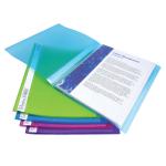 Rapesco A4 Flexi Display Book 40 Pocket Assorted Colours (Pack 10) 29485RA