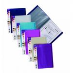 Snopake Lite A4 Display Book 20 Pocket Assorted Colours (Pack 12) 31714SN