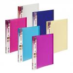 Snopake Lite A4 Display Book 40 Pocket Assorted Colours (Pack 12) 31721SN