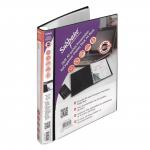Snopake ReOrganiser A4 Display Book 40 Pocket Black 32134SN