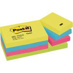 Post-it Notes 38x51mm 100 Sheets Energetic Colours (Pack 12) 653-TFEN 32589TT