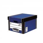 Fellowes Bankers Box Premium Classic Storage Box Presto Board Blue (Pack 10) 7250601 35165FE