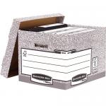 Fellowes Bankers Box System Standard Storage Box Board Grey (Pack 10) 00810-FF 35207FE