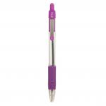 Zebra Z-Grip Retractable Ballpoint Pen 1.0mm Tip Violet (Pack 12) 36471ZB