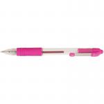 Zebra Z-Grip Retractable Ballpoint Pen 1.0mm Tip Pink (Pack 12) 36975ZB