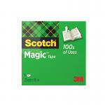 Scotch Magic 810 Invisible Tape Matte Finish 25mm x 66m Clear (Single) 8102566 38172MM