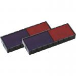 Colop E/12/2 Replacement Stamp Pad Fits Mini-Dater S120/WD Blue/Red (Pack 2) 40293CL