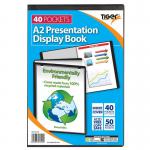 Tiger A2 Presentation Display Book 40 Pocket Black 42610TG