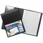 Tiger A4 Professional Display Book 40 Pocket Black 42701TG