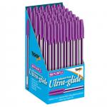 Tiger Ballpoint Pen Purple (Pack 50) 42799TG