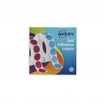 Avery Labels in Dispenser Round 19mm Diameter Blue (Pack 1120 Labels) 24-509 43201AV