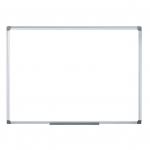 Bi-Office Maya Magnetic Lacquered Steel Whiteboard Aluminium Frame 1800x1200mm 45830BS