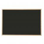 Bi-Office Chalkboard Black Pine Frame 900x600mm 49176BS
