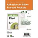 A4 Adhesive Disply Frm Mag Pack of 10 Svr
