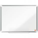 Nobo Premium Plus Non Magnetic Melamine Whiteboard Aluminium Frame 600x450mm 1915166 54716AC