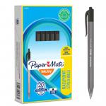 Paper Mate InkJoy 100 Retractable Ballpoint Pen 1.0mm Tip 0.7mm Line Black (Pack 20) 56085NR