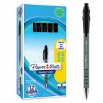 Paper Mate Flexgrip Ultra Retractable Ballpoint Pen 1.0mm Tip 0.5mm Line Black (Pack 12) 56197NR