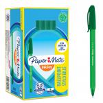Paper Mate InkJoy 100 Ballpoint Pen 1.0mm Tip 0.7mm Line Green (Pack 50) 57009NR
