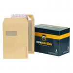 New Guardian Board Backed Envelope C4 Peel and Seal Window Power-Tac 130gsm Manilla (Pack 125) 58766BG